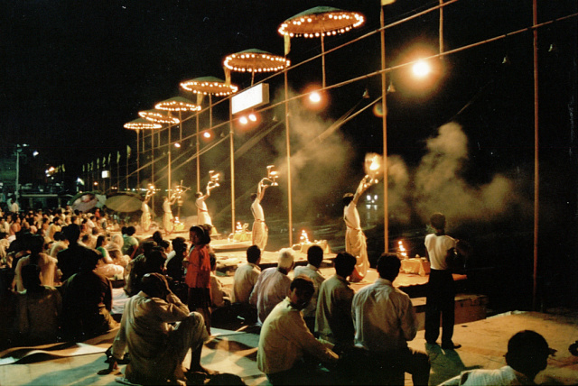 varanasi puja at ghats