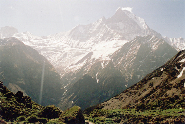 nepal abc machapuchhare