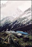 nepal abc view over base camp
