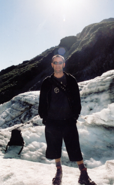 nz justin on glacier