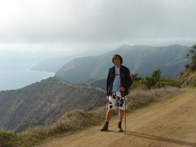 Justin on Trail