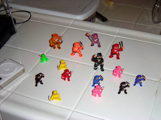 ninjas on countertop