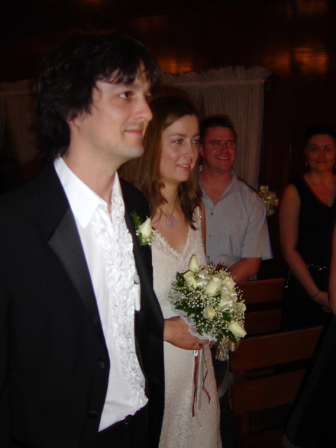 at the altar