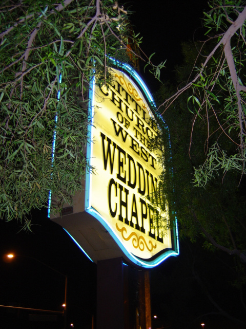 little church of the west sign