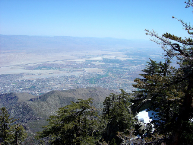 palm springs desert and snow