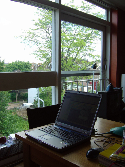 out luke and leans window