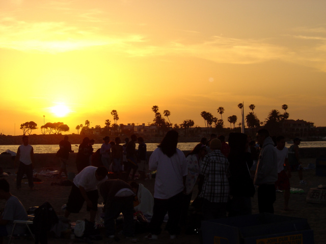 beach sunset