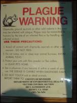 plague warning