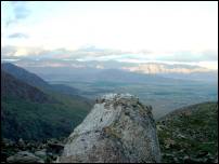 view over valley