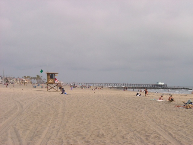 on balboa beach