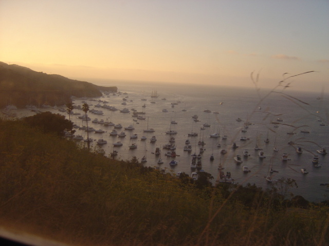 boats at two harbors sunset 2