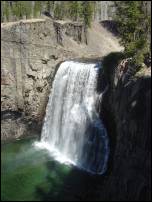 devils postpile waterfall