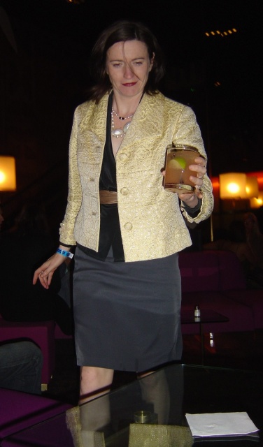 kate with grapefruit