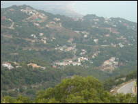 begur castle, you can see our house from here