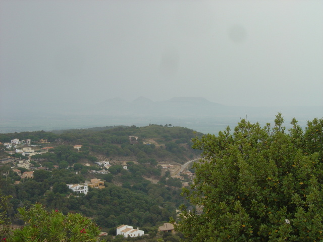 begur castle view north