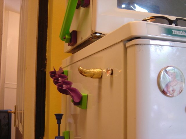 dalis thumb on my fridge