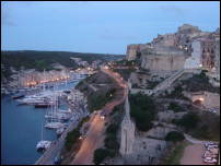 bonifacio view from hotel genovese