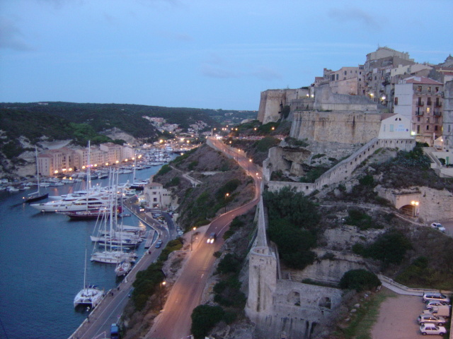 bonifacio view from hotel genovese