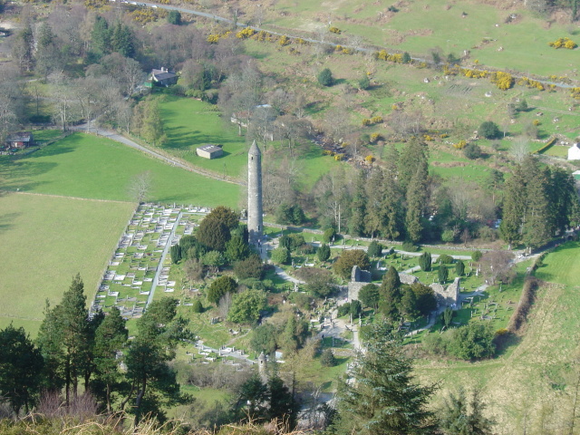glendalough round tower